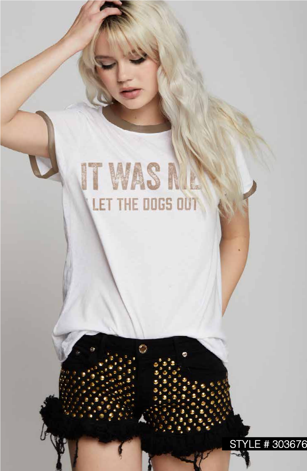 I Let The Dogs Out Burn Out Graphic Tee