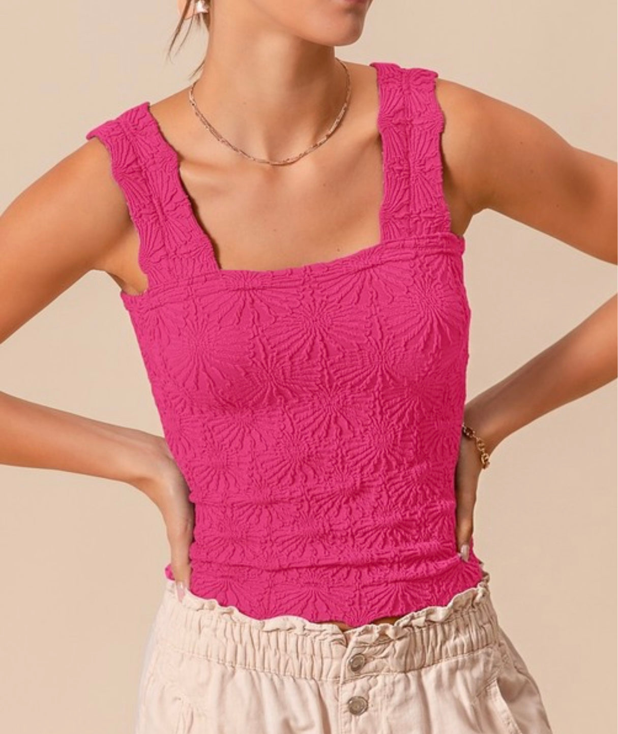 Square Neck Tank Top