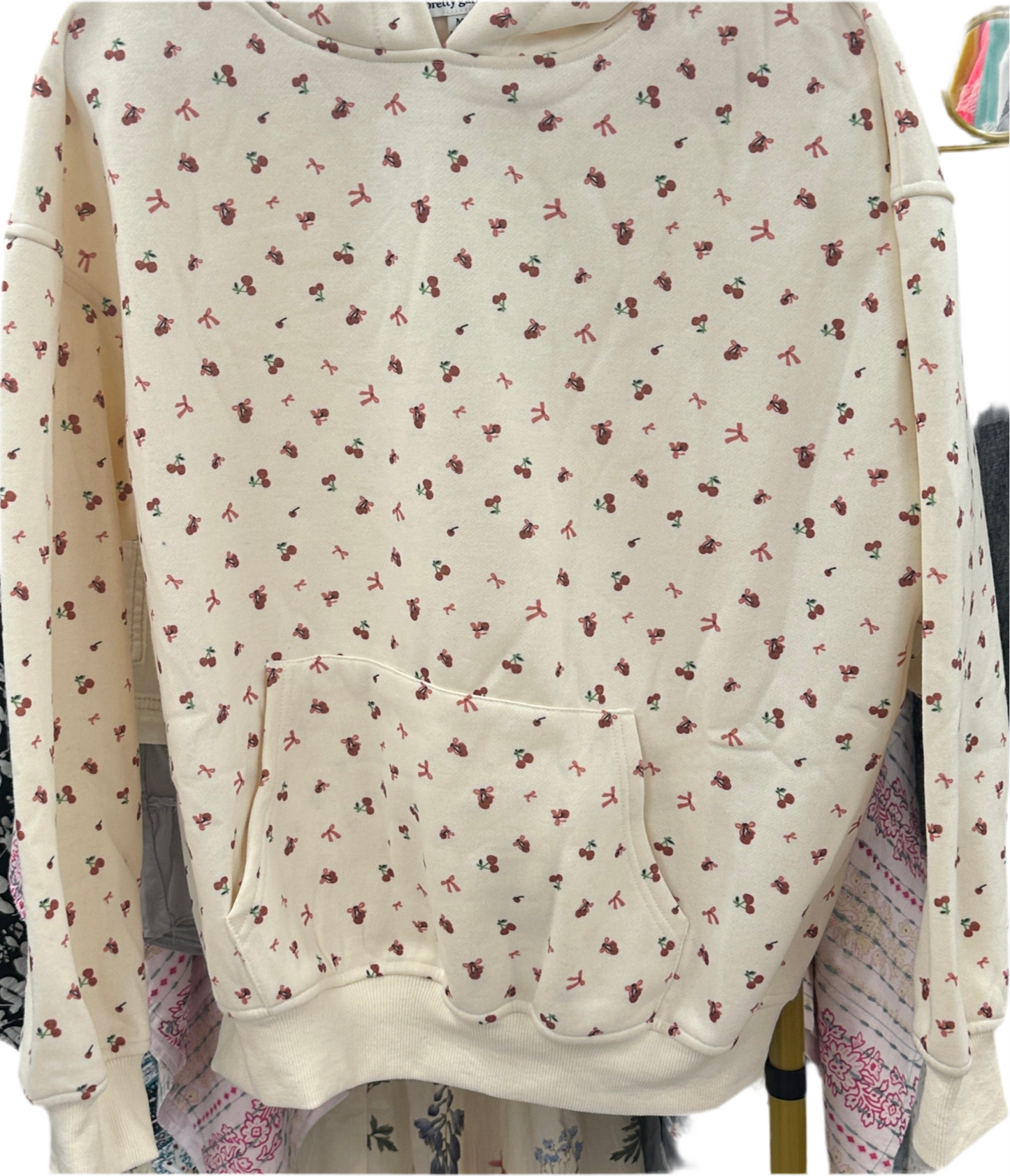Pretty Cherry Bow Hoodie