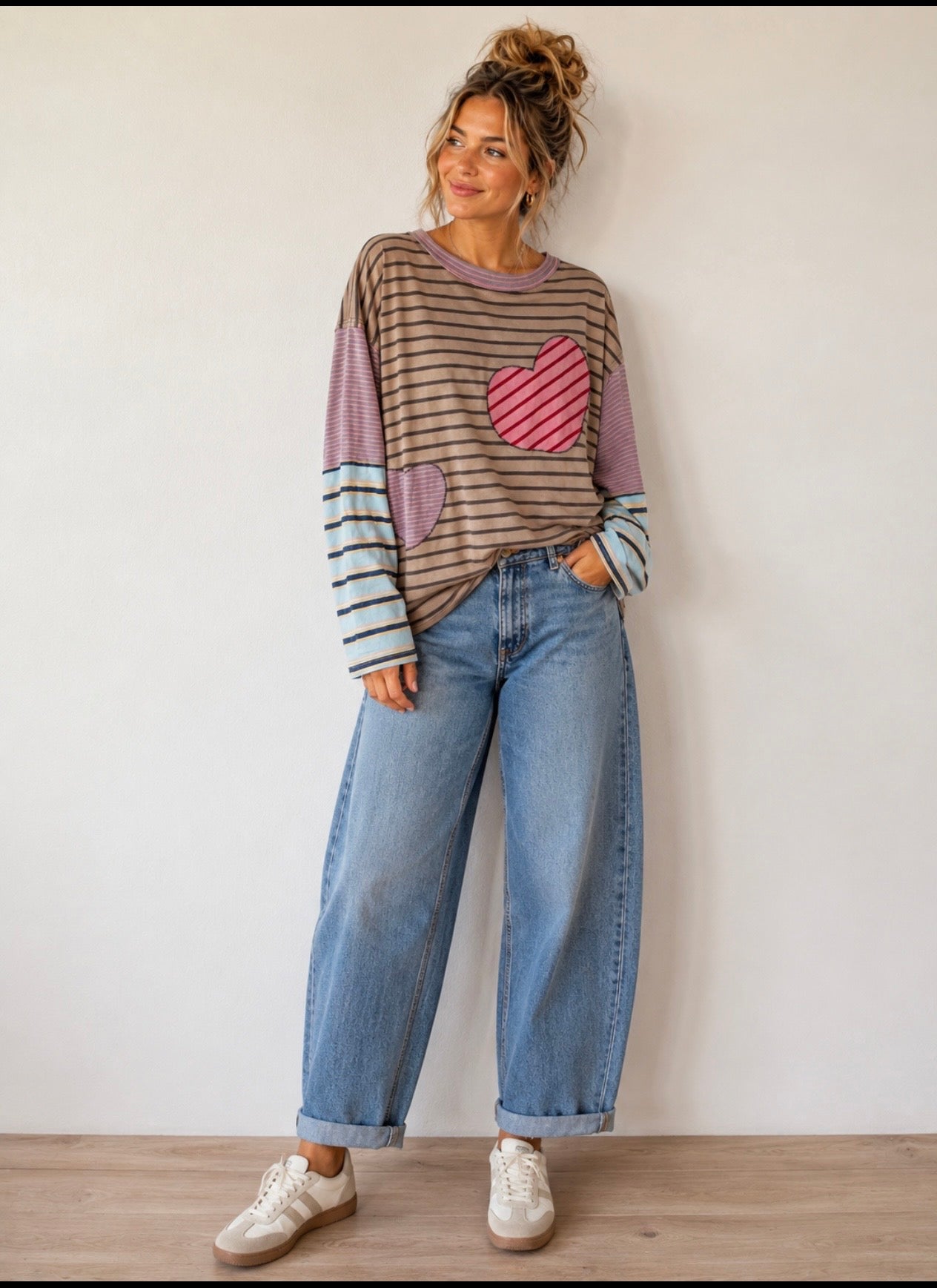 Patchwork Heart Blouse ( Easel)