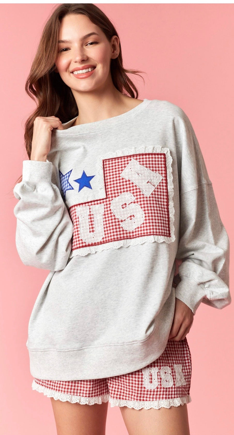 PL USA Oversized Top