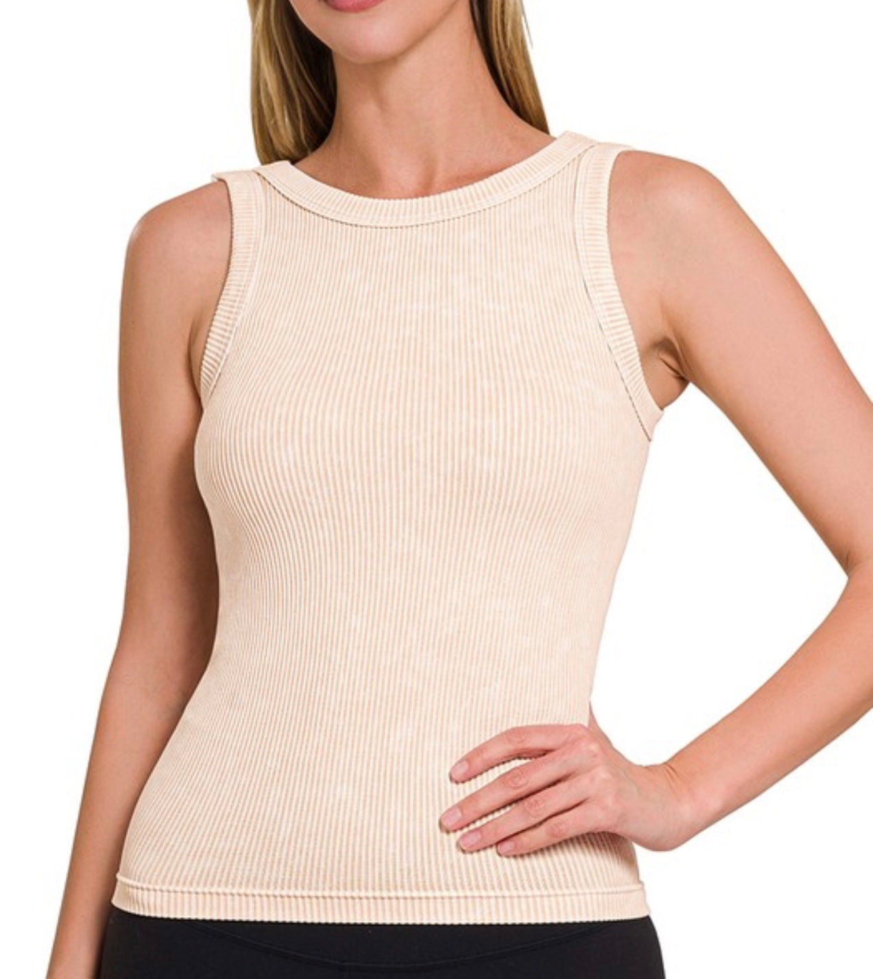 Two Way Seamless Ribbed Tank