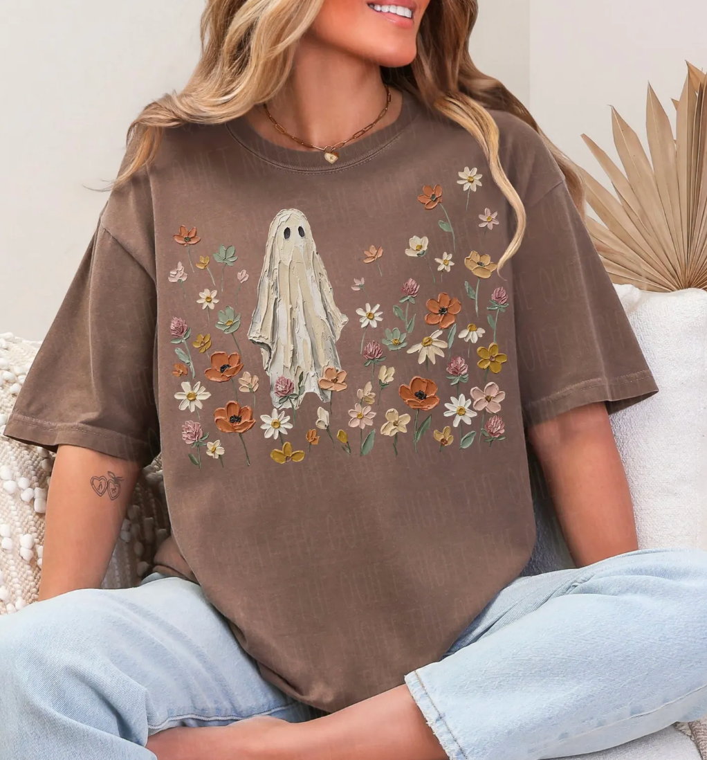 Wildflower Ghost Halloween - Tees and Sweatshirts