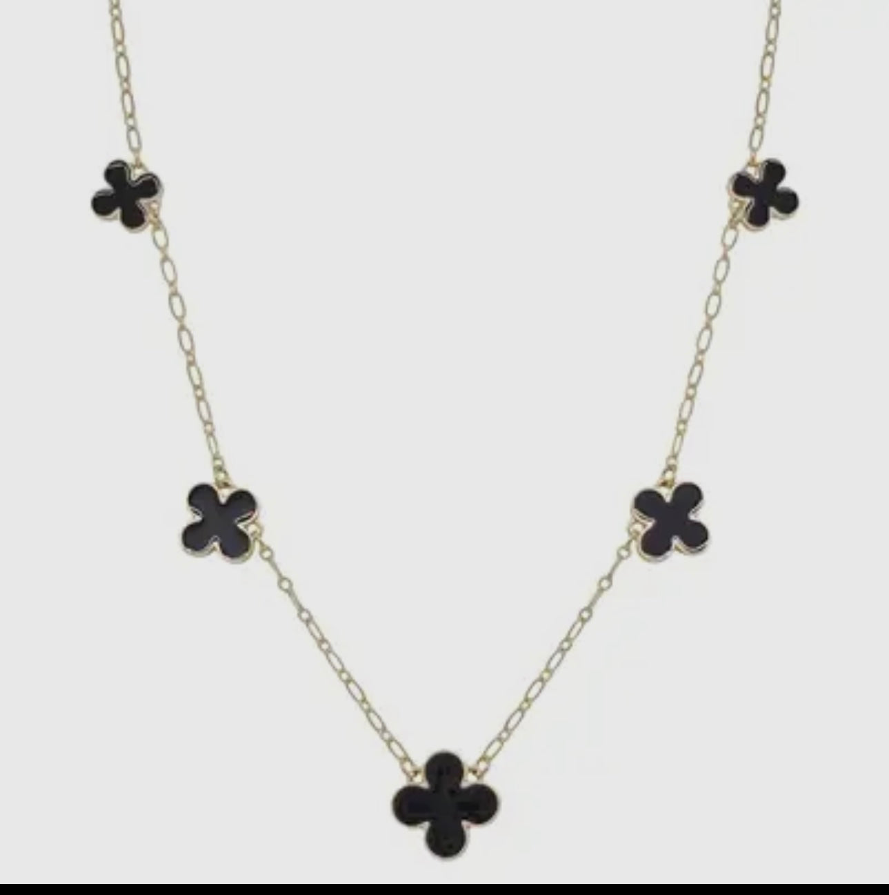 Black Clover Necklace