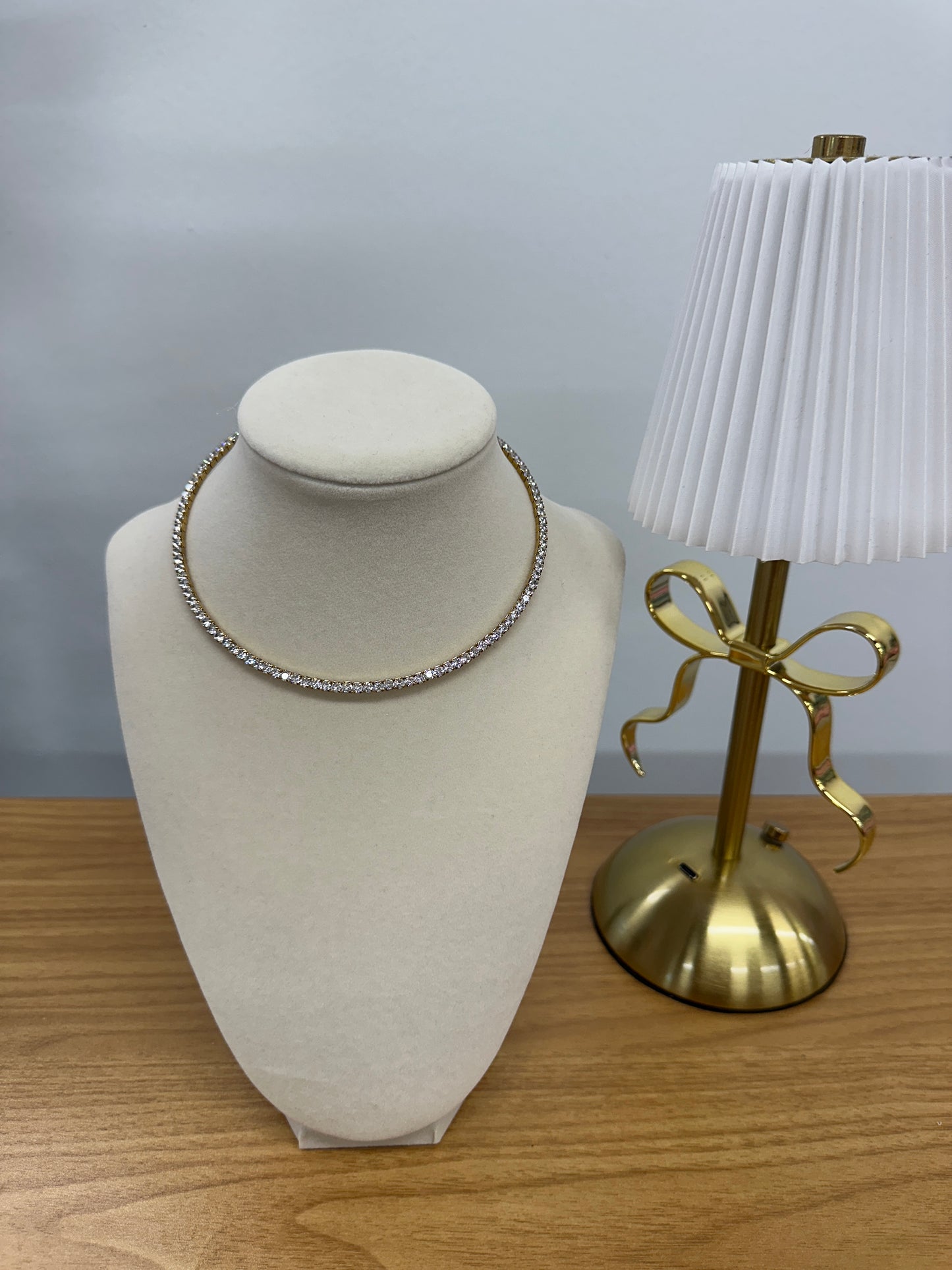 Gold Tennis Necklace
