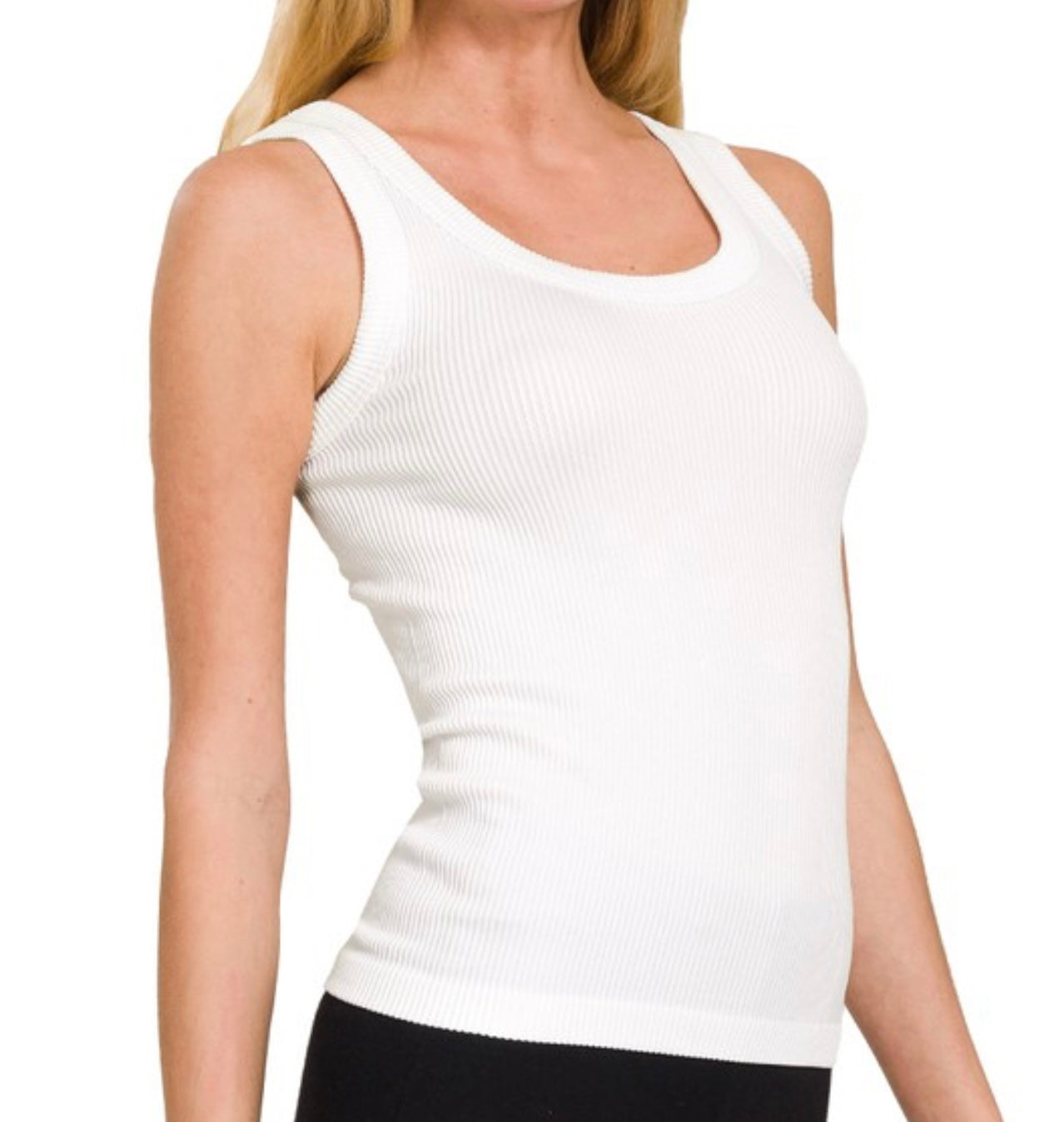 Two Way Seamless Ribbed Tank