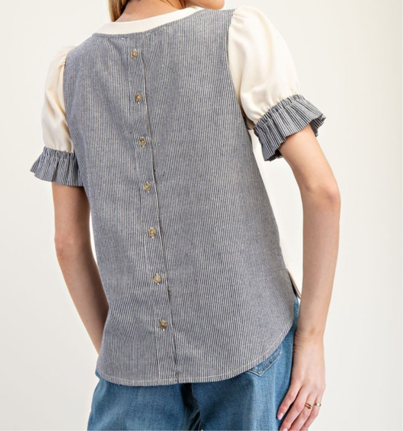 Classic Pin Stripe Top