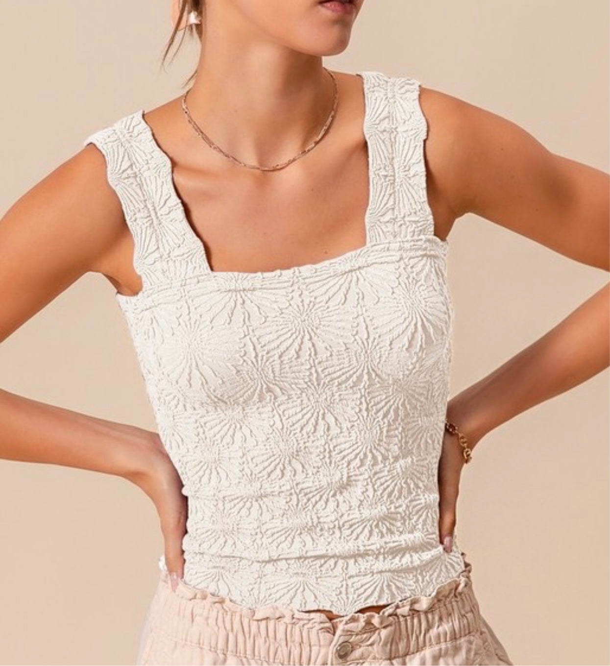Square Neck Tank Top