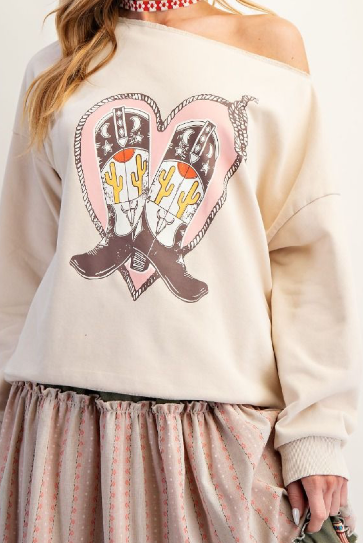 Love Them Boots Heart Top Easel
