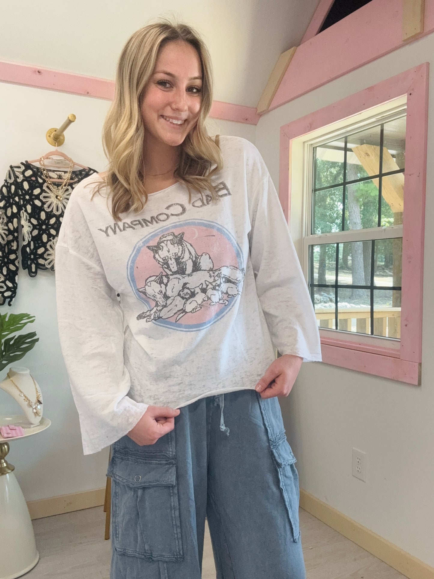 Bad Company Boat Neck Top