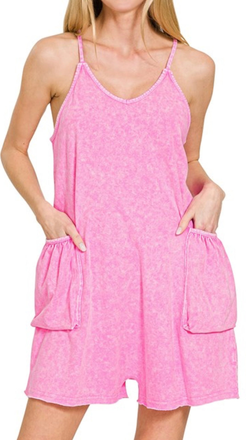 Halo Snow Mineral Wash Romper