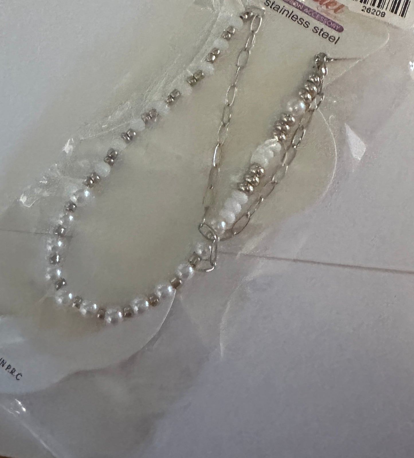 Stainless Steal Freshwater Anklet