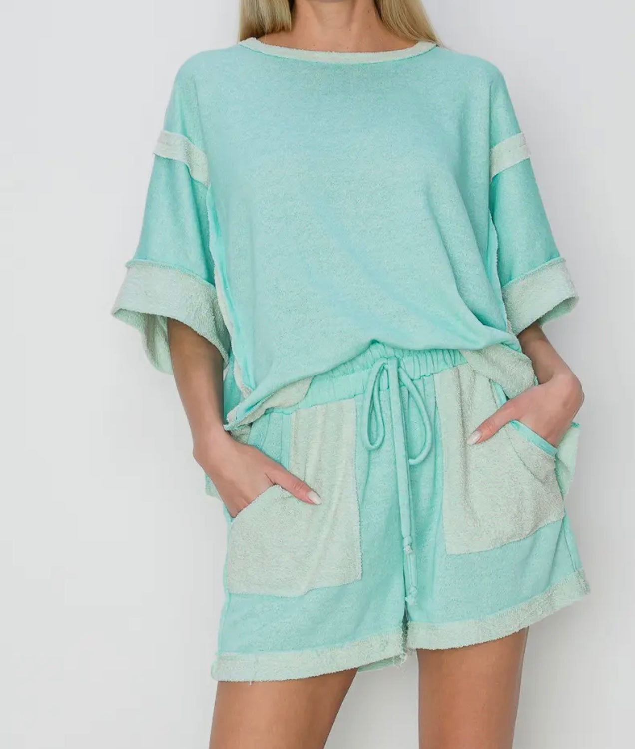 Mint Terry Top