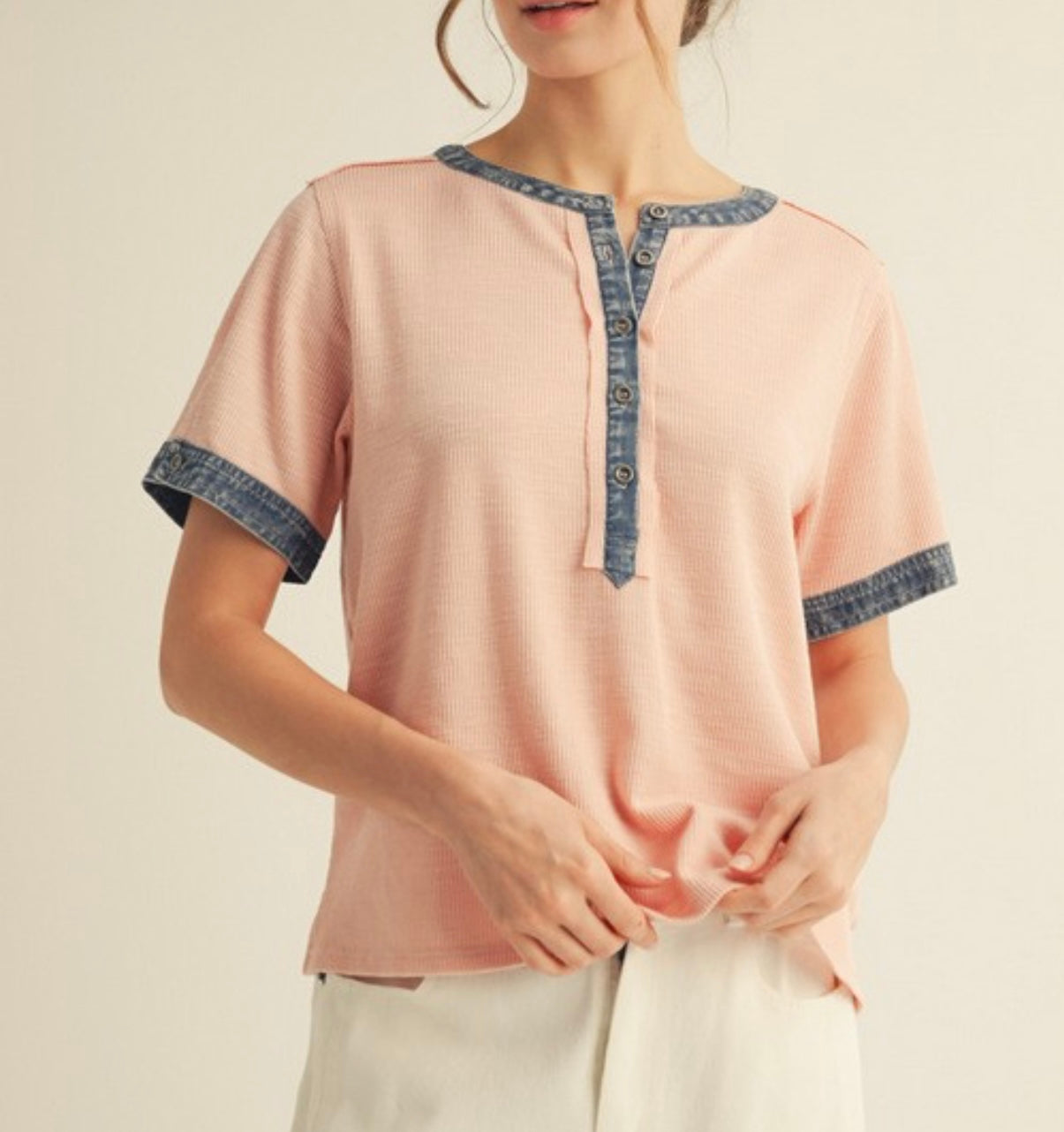 Arden Mineral Wash Henley Top