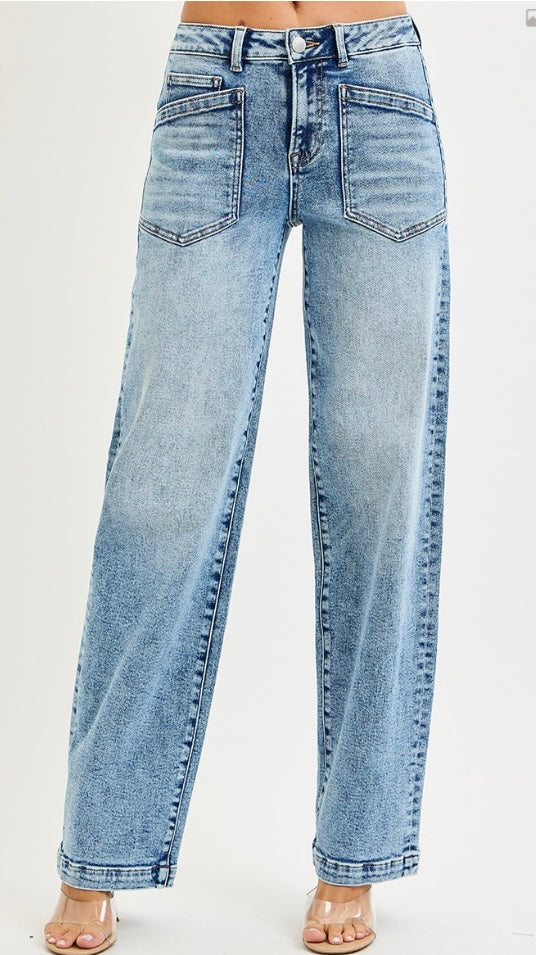 Risen Slouchy Jeans