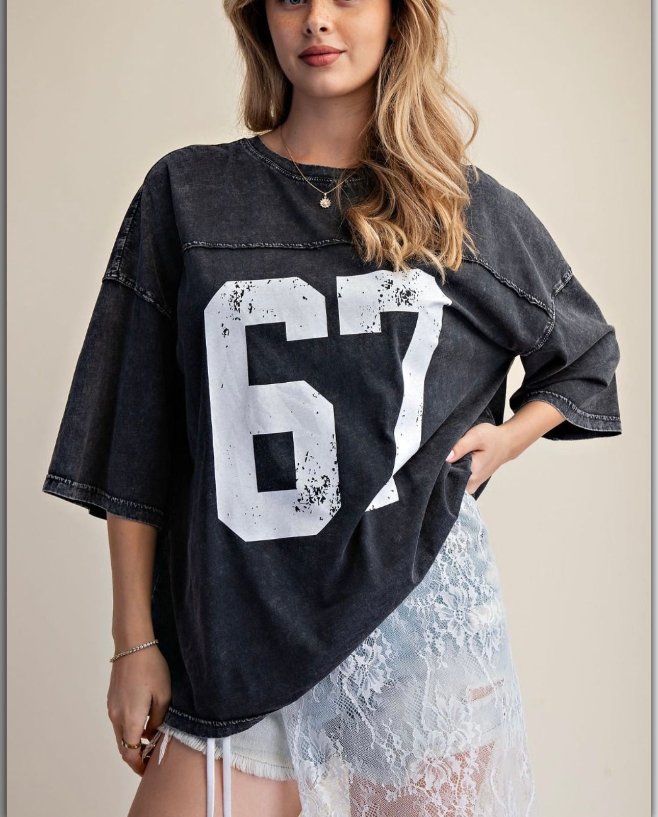 Oversized 67 by Easel