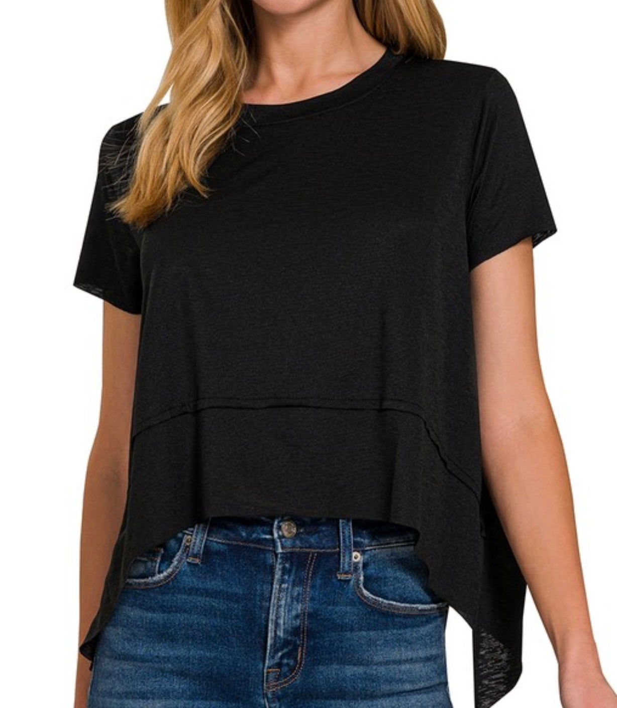 Black Shark Bite Top