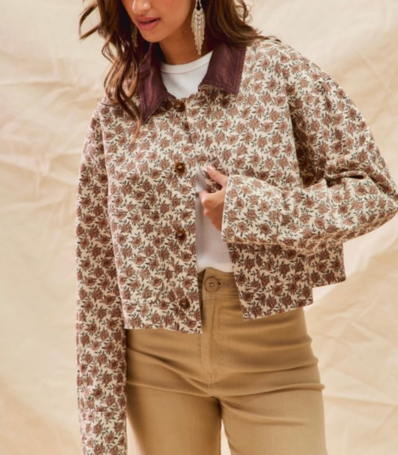 Floral Barn Jacket So Me