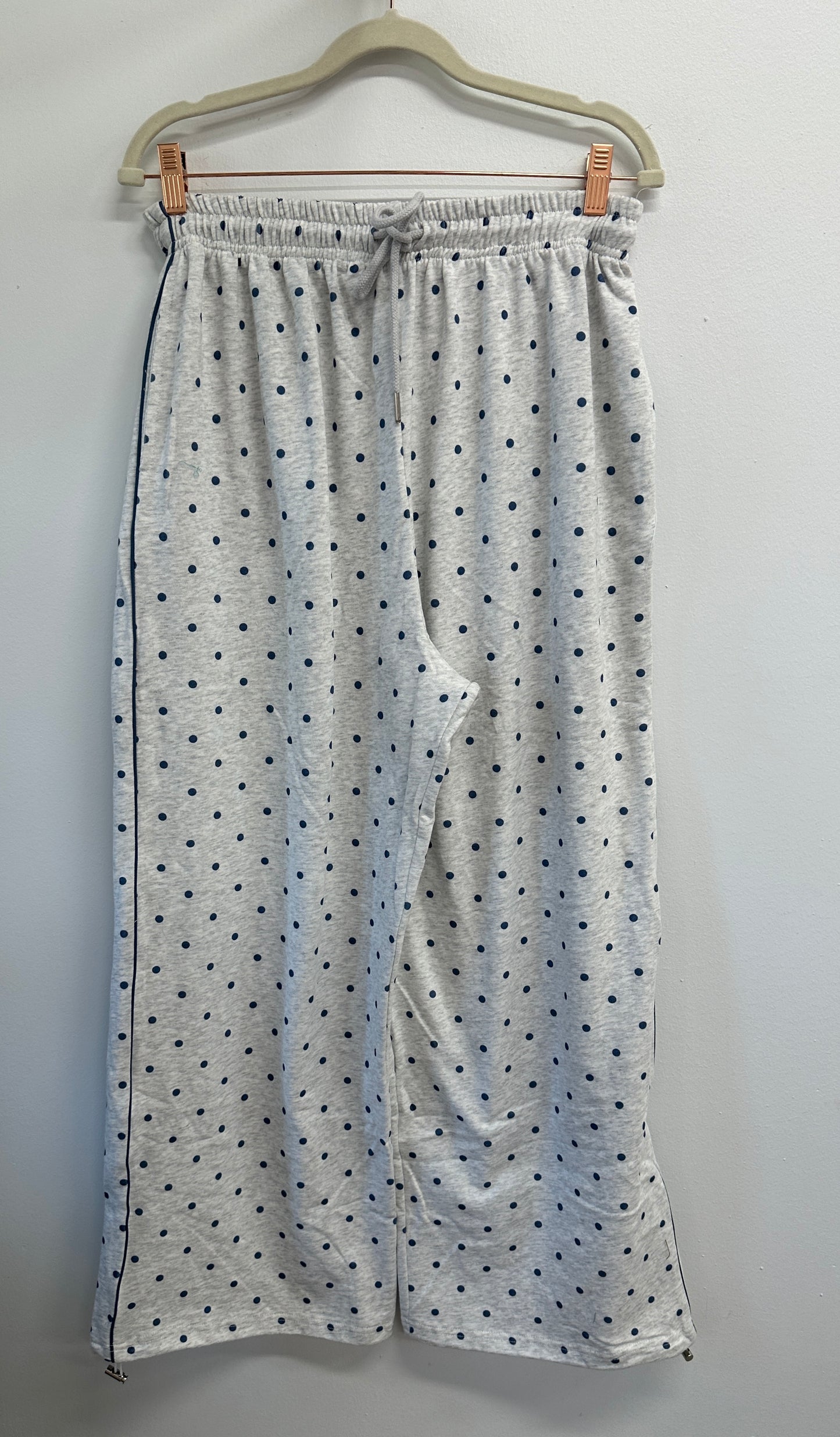 Peach Love Grey Polka Pants