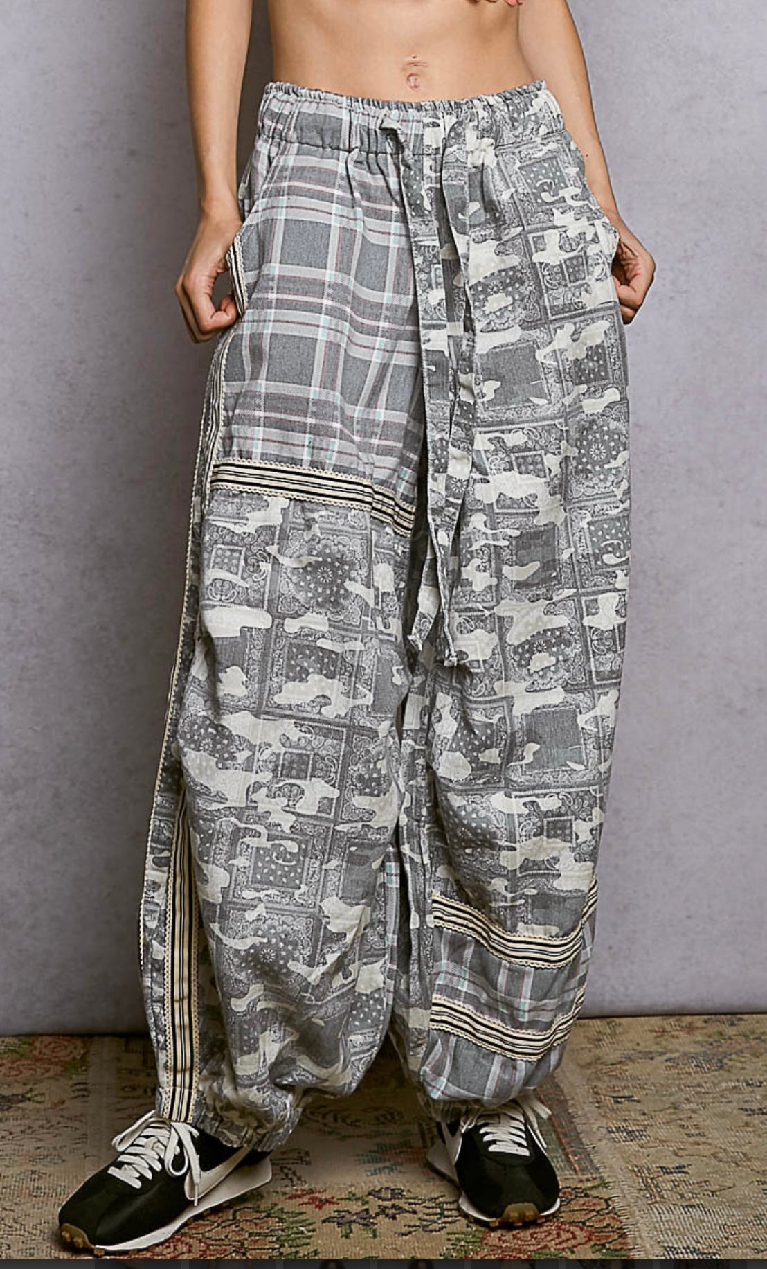 Camo/Paisley Joggers