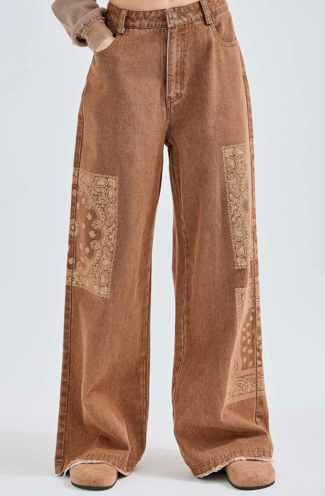 Bandana Brown Jeans Jher