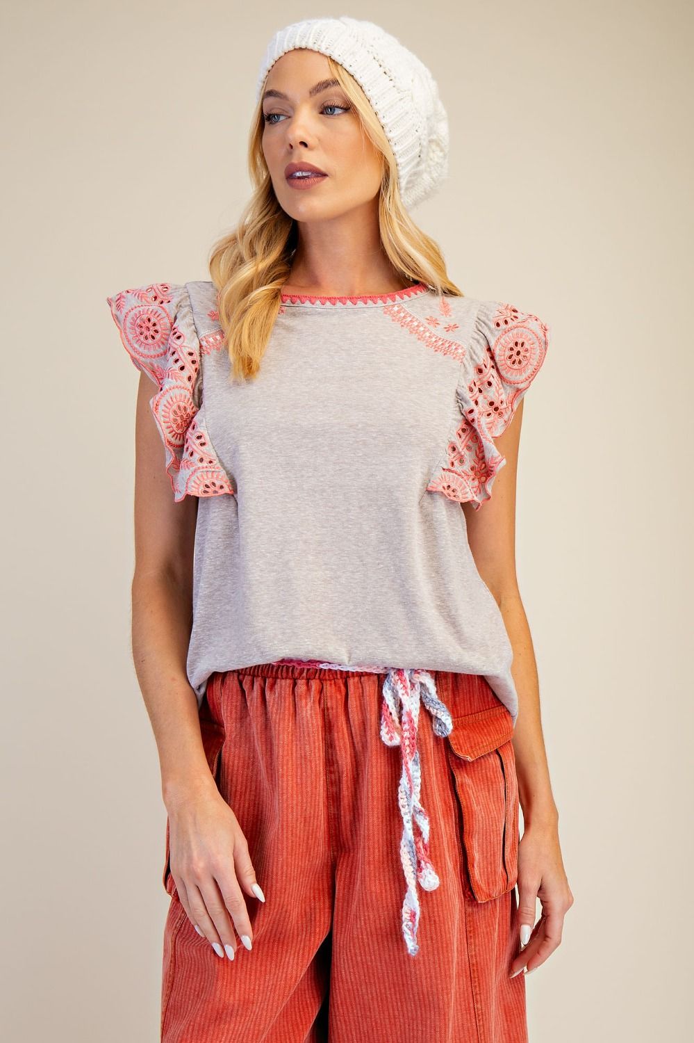 Coral Canyon Flutter Top