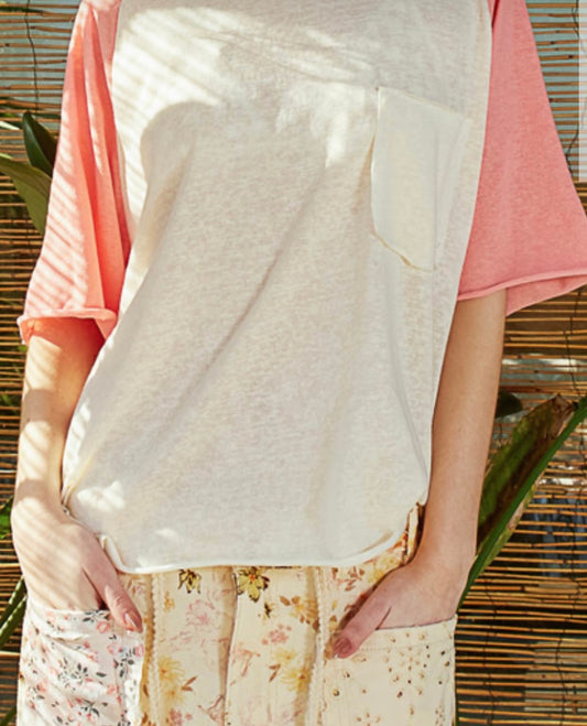 Summer Coral Top