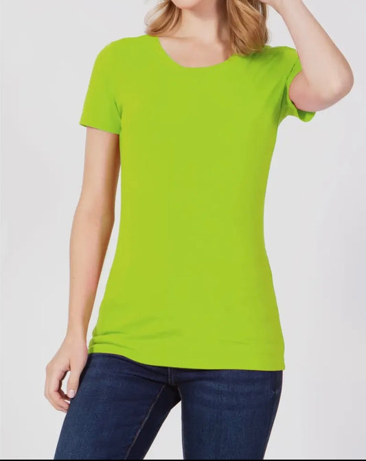 Lime Round Neck Tshirt