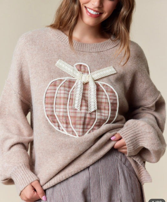 Peter Bow Pumpkin Sweater
