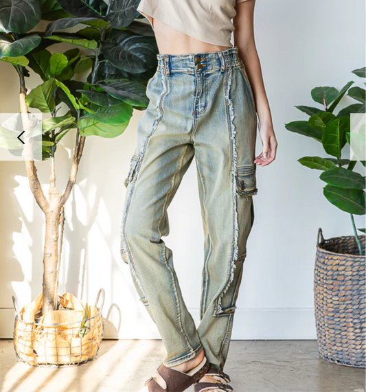 Washed Stretch Jeans Oli and Hali