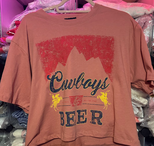 coral Cowboys Beer Crop