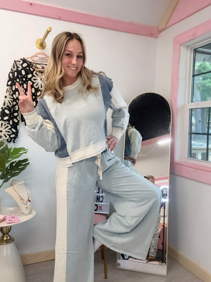 Terry Blue Eesome Pants