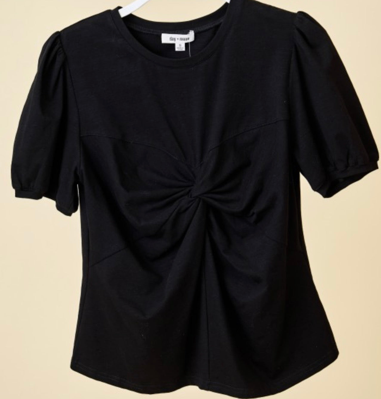 Black Criss Cross Top