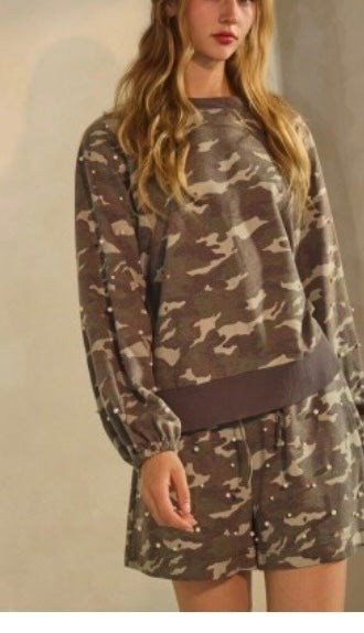 Camo Lounge Short Set Oddi