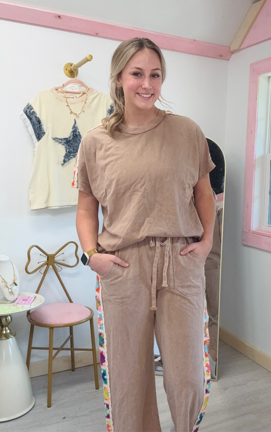 Latte Granny Patch Jher Top