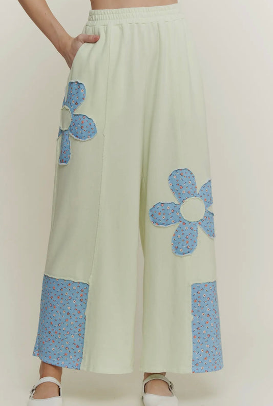 Lime Flower JHer Pants