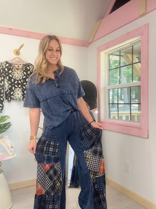 Navy Blue Caroline JHer Top