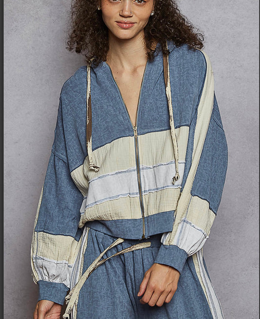 Indigo Blue Jacket Pol