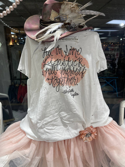 Lipstick Tattered Shirt