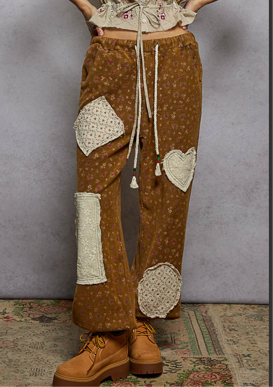 Rusted Ochre French Terry Joggers Pol