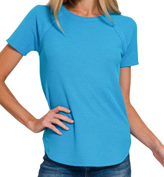 Sky Blue Baby Tee Top