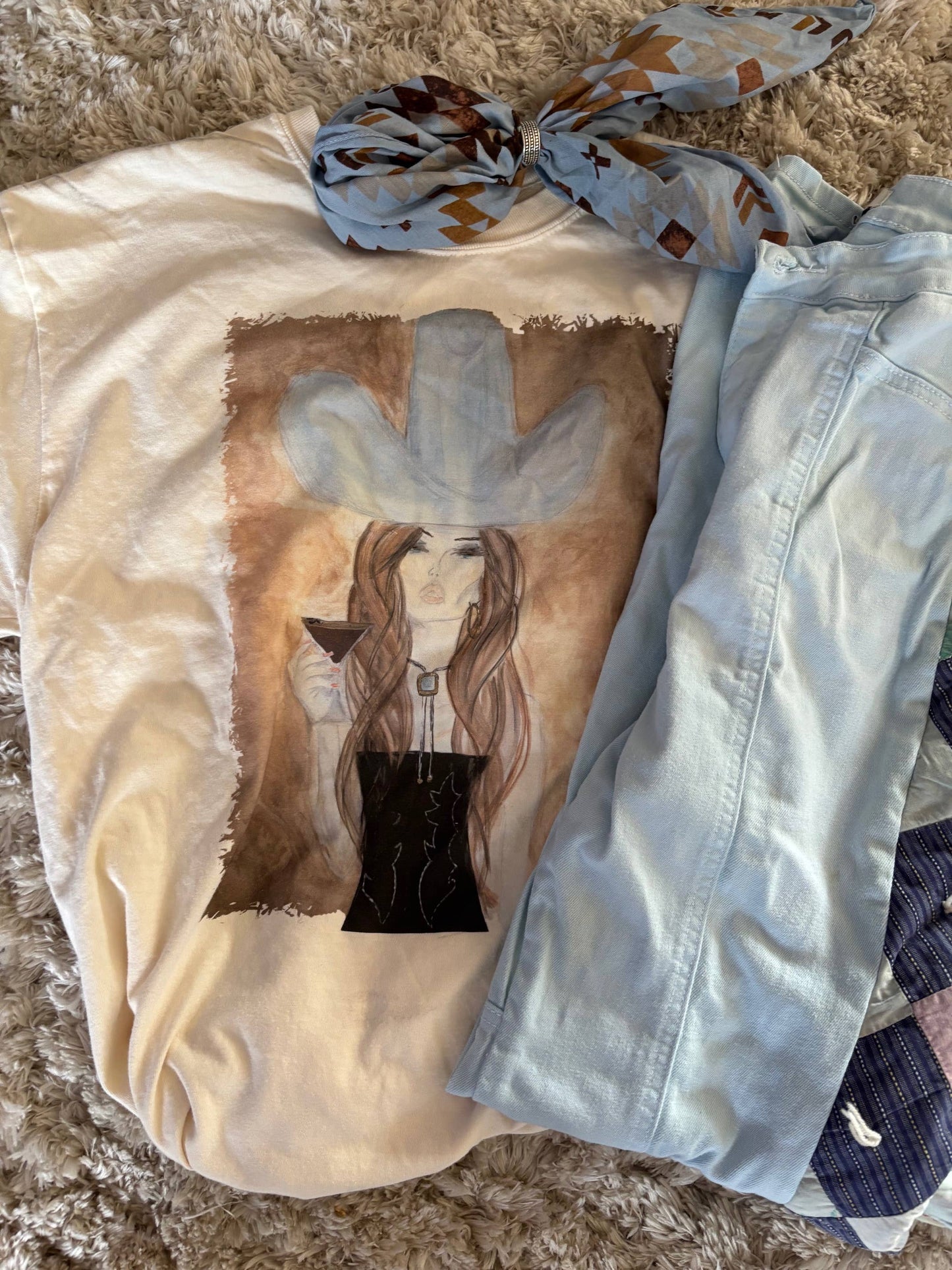 Tees - Martini Cowgirl