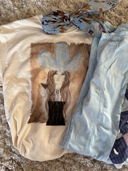 Tees - Martini Cowgirl