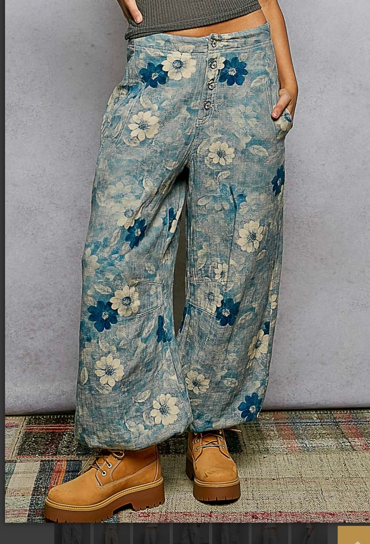 Blooming Blue Joggers Pol