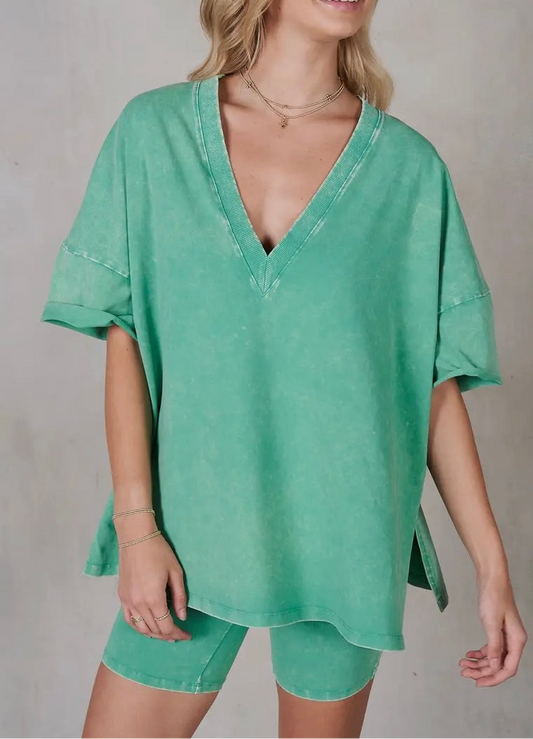 Kelly Green Oversized Top