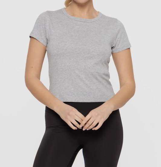 Heather Gray Baby Tee