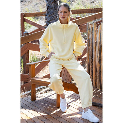 FLEECE COCOON JOGGER SWEATPANTS