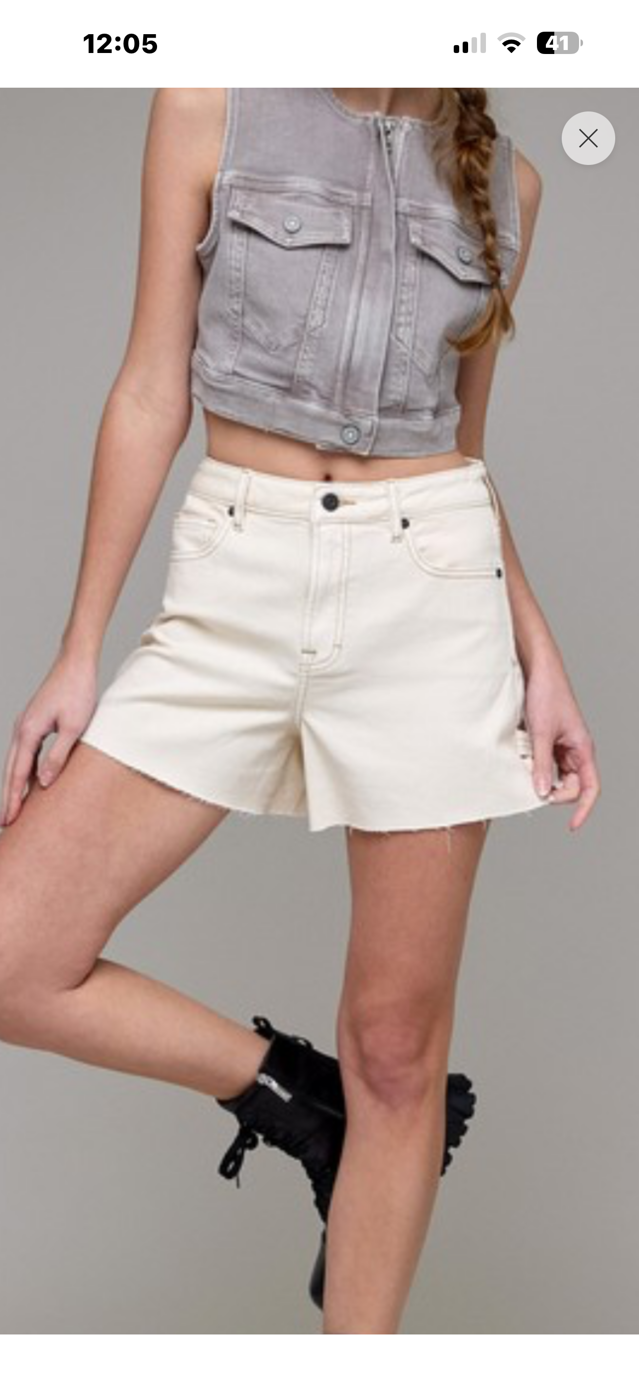 Hidden White Shorts