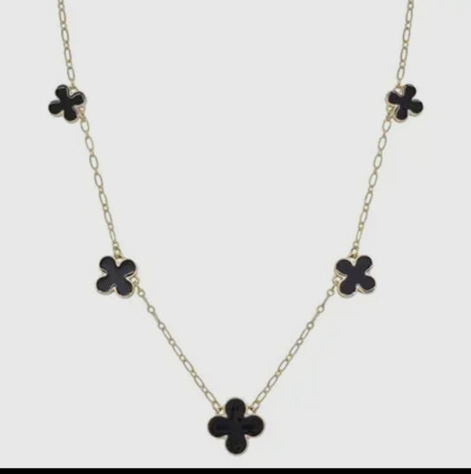 Black Clover Necklace