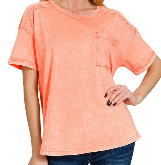 Coral Peach Mineral Wash Everyday